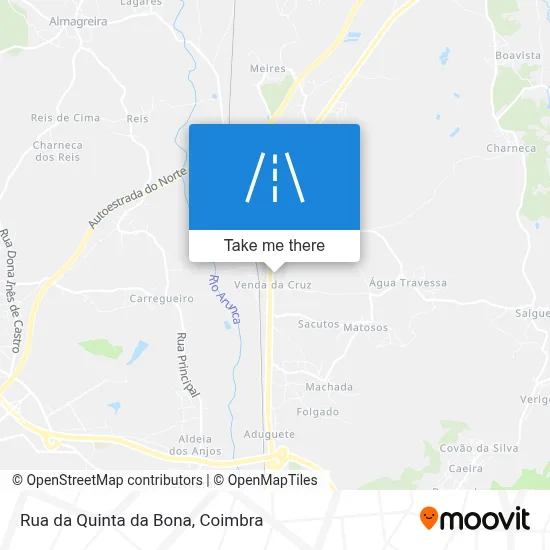 Rua da Quinta da Bona map