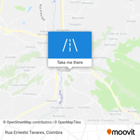 Rua Ernesto Tavares map