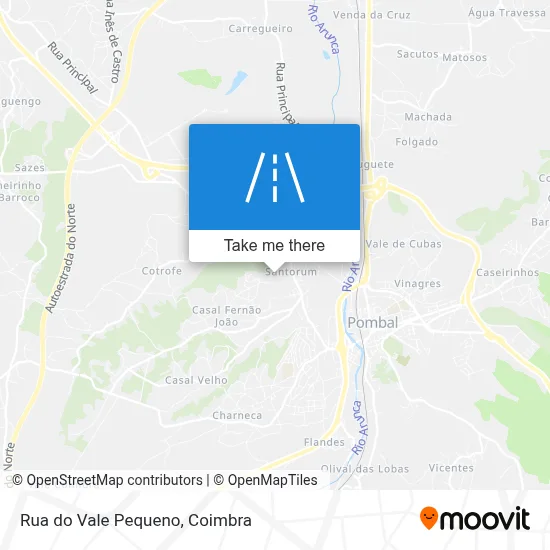 Rua do Vale Pequeno map