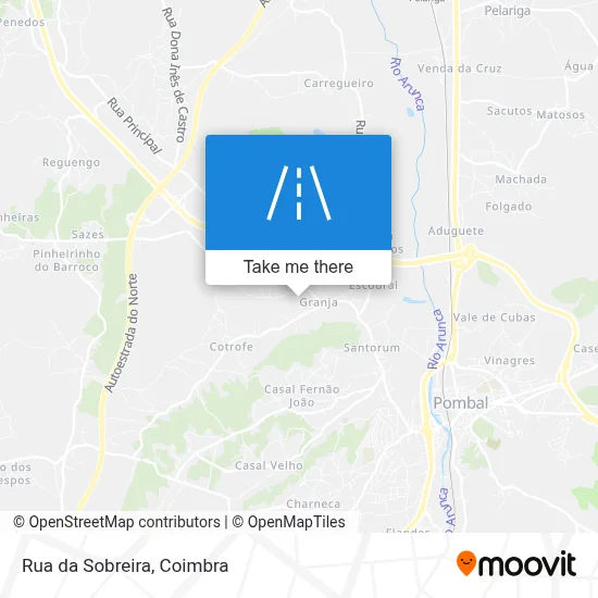 Rua da Sobreira map