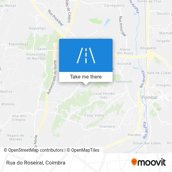 Rua do Roseiral map