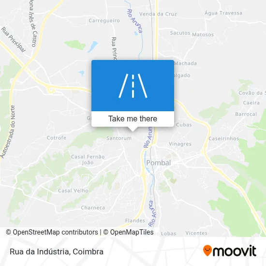 Rua da Indústria map