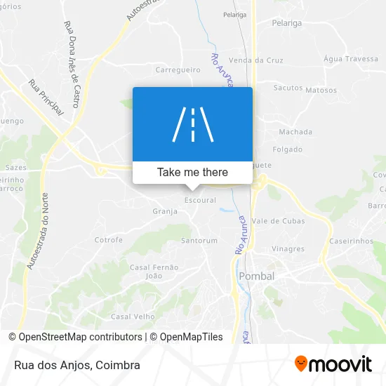 Rua dos Anjos map