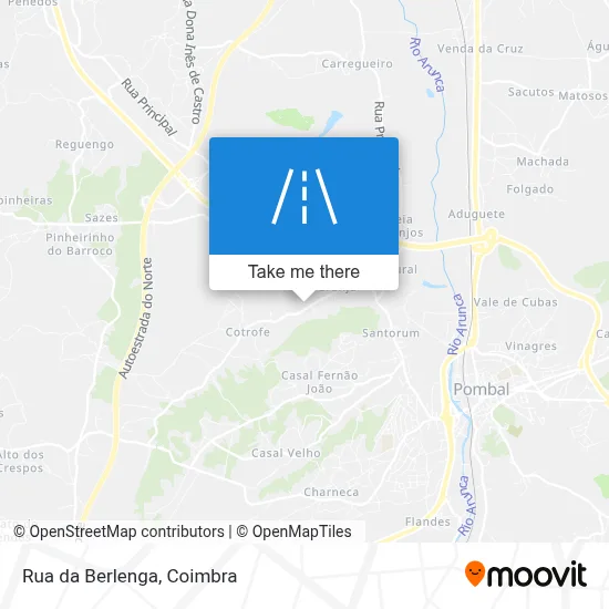 Rua da Berlenga map