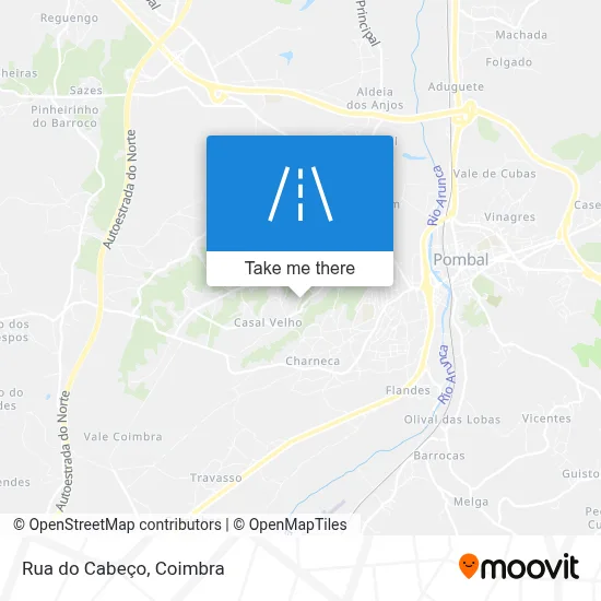 Rua do Cabeço map