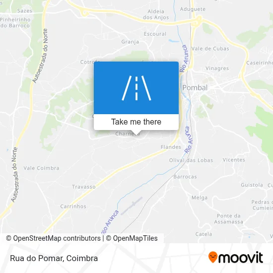 Rua do Pomar map