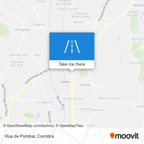 Rua de Pombal map