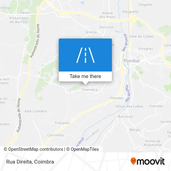 Rua Direita map