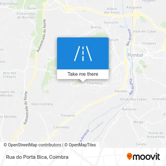 Rua do Porta Bica map