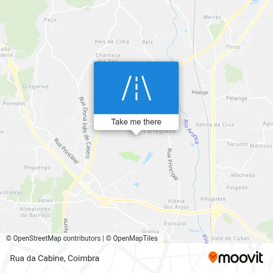Rua da Cabine map