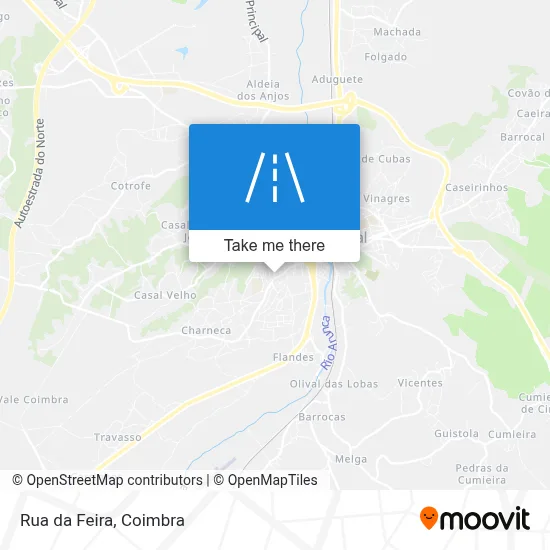 Rua da Feira map