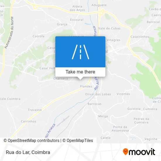 Rua do Lar map