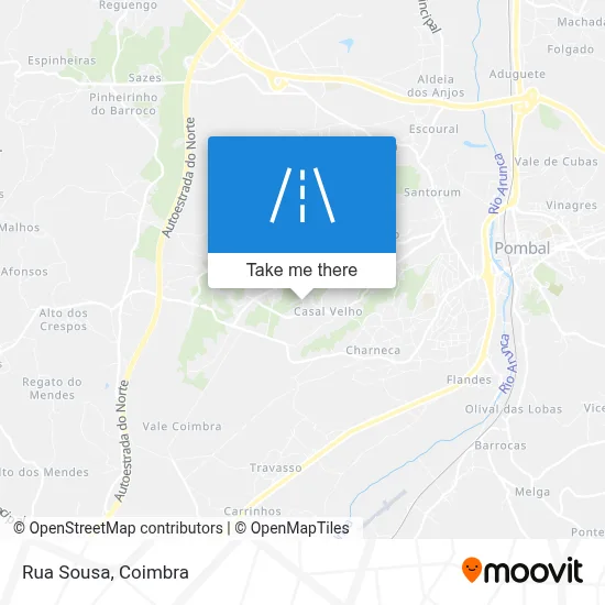 Rua Sousa map