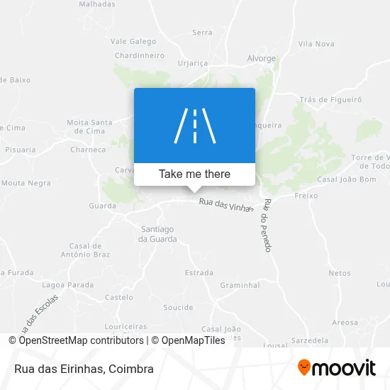 Rua das Eirinhas map