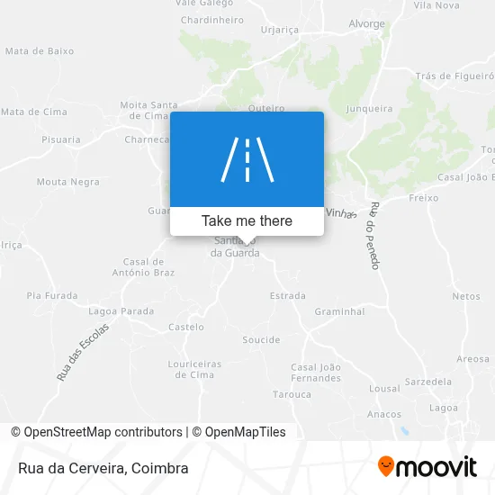 Rua da Cerveira map