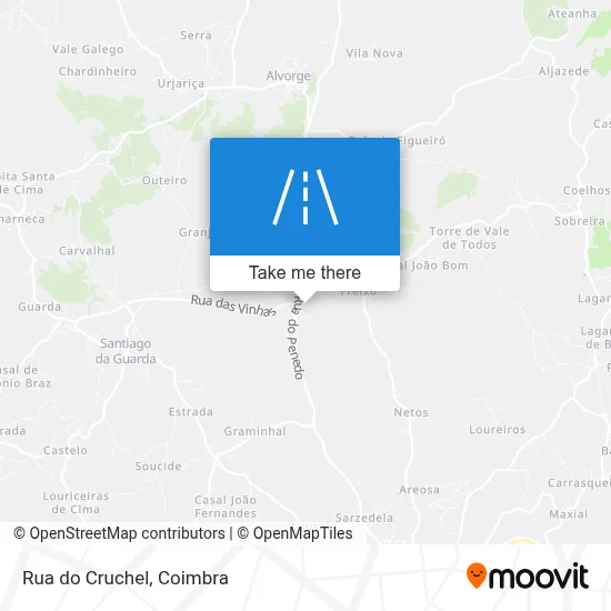 Rua do Cruchel map