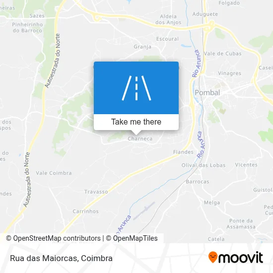 Rua das Maiorcas map