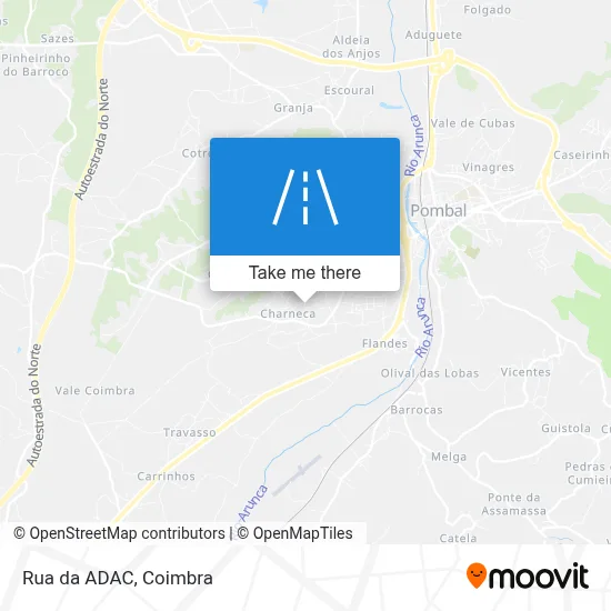 Rua da ADAC map