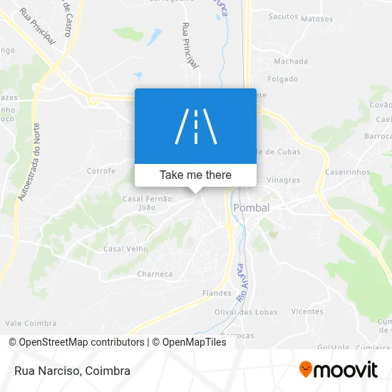Rua Narciso map