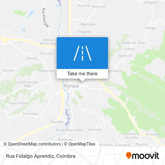 Rua Fidalgo Aprendiz map