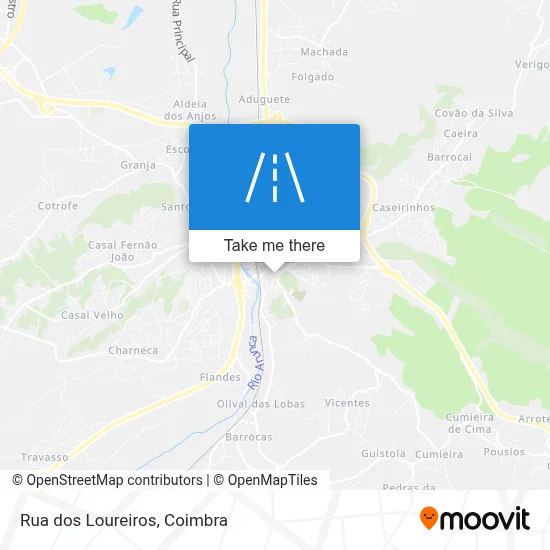 Rua dos Loureiros map