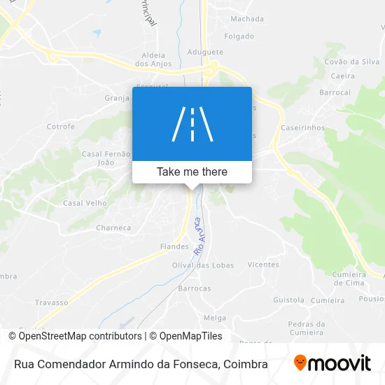 Rua Comendador Armindo da Fonseca map