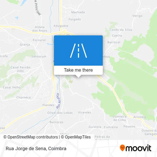 Rua Jorge de Sena map
