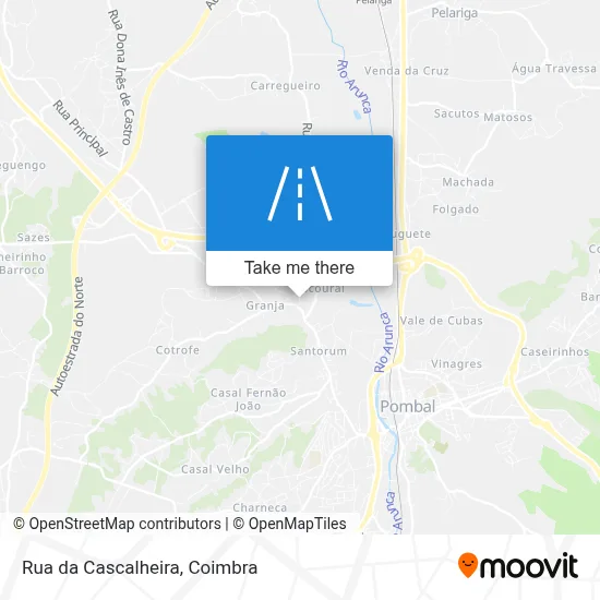 Rua da Cascalheira map