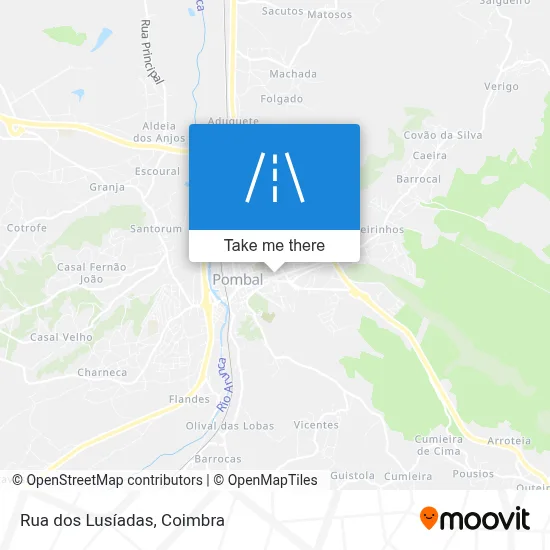 Rua dos Lusíadas map