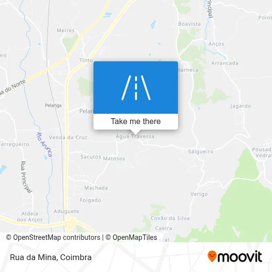 Rua da Mina map