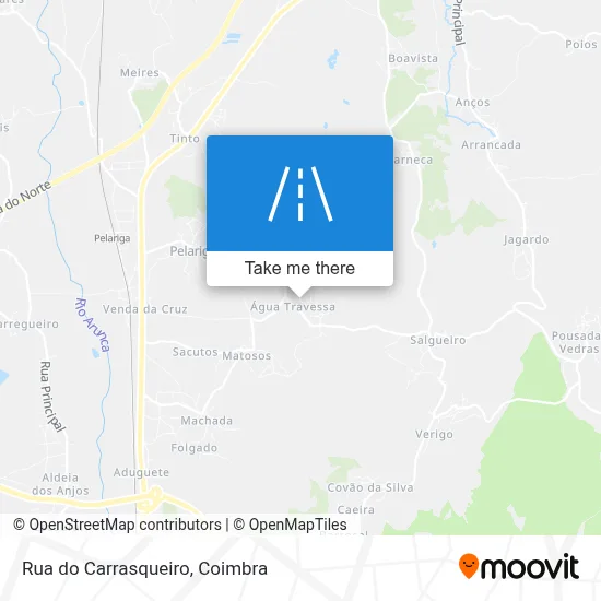 Rua do Carrasqueiro map