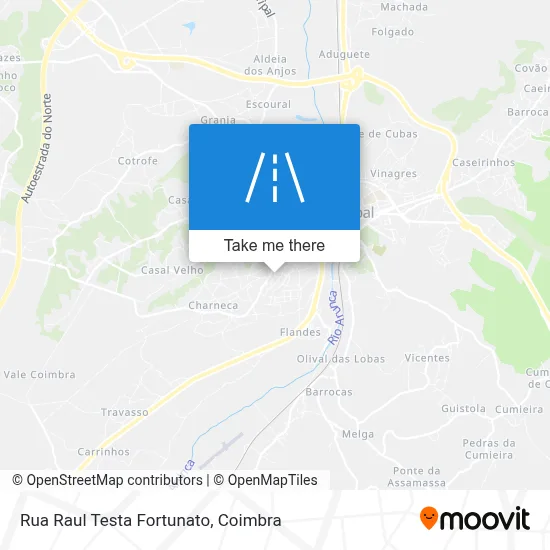 Rua Raul Testa Fortunato map