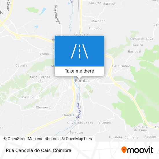 Rua Cancela do Cais map