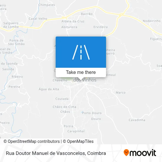 Rua Doutor Manuel de Vasconcelos map
