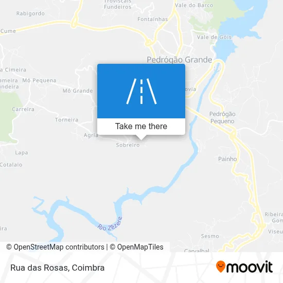 Rua das Rosas map