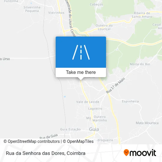 Rua da Senhora das Dores map