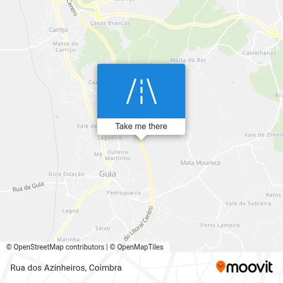 Rua dos Azinheiros map