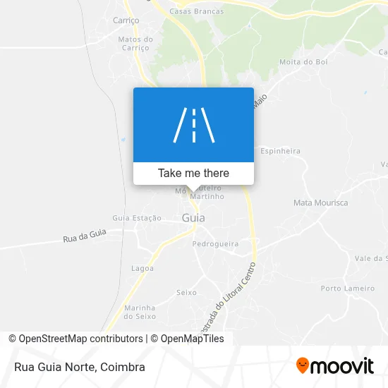 Rua Guia Norte map