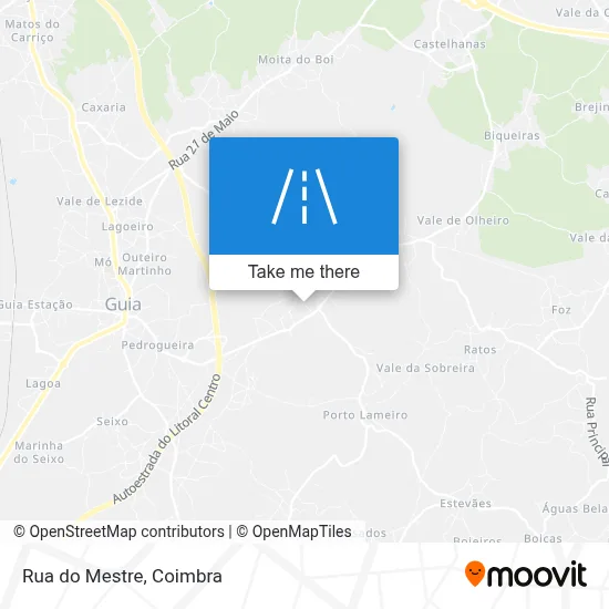 Rua do Mestre map