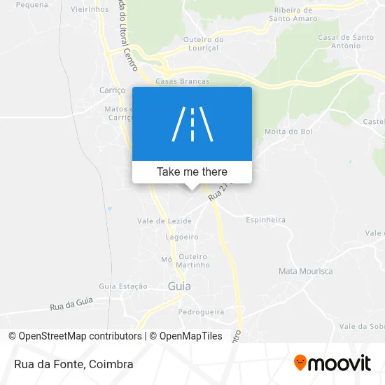 Rua da Fonte map