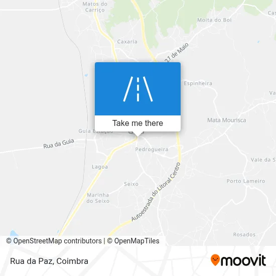 Rua da Paz map