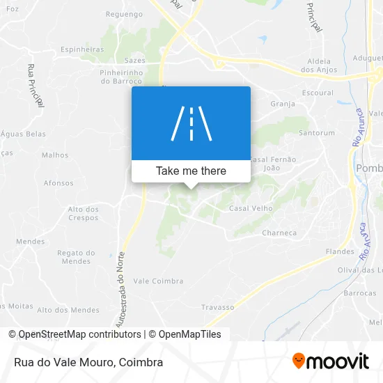 Rua do Vale Mouro map
