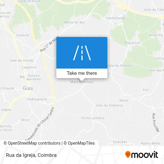 Rua da Igreja map