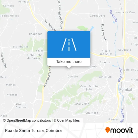 Rua de Santa Teresa map