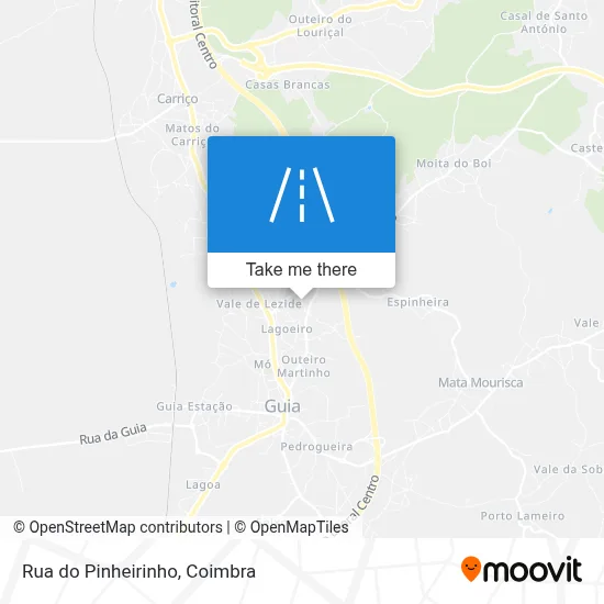 Rua do Pinheirinho map
