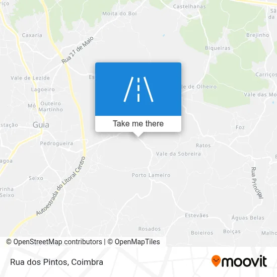 Rua dos Pintos map
