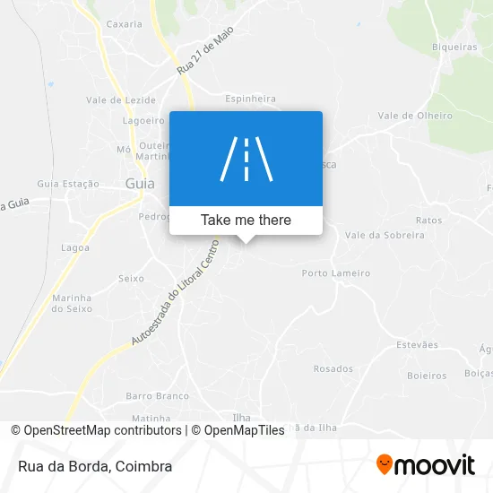 Rua da Borda map