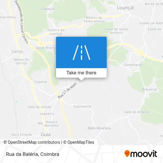 Rua da Baléria map