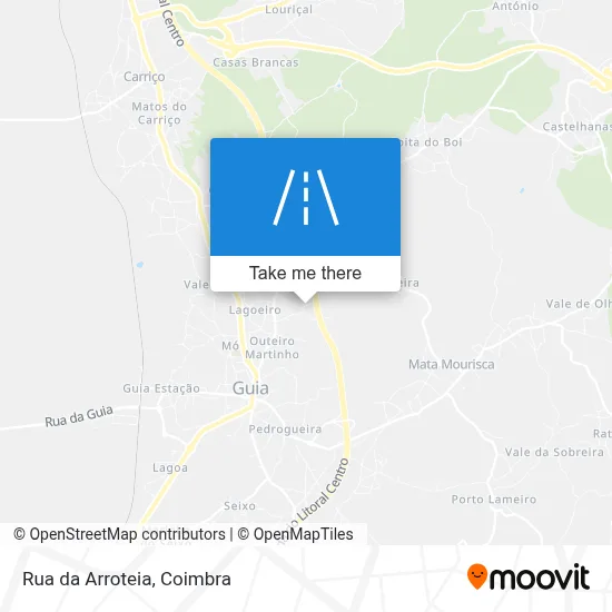 Rua da Arroteia map