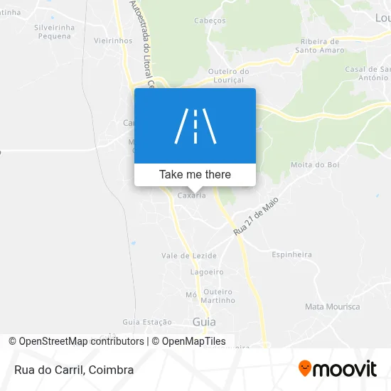 Rua do Carril map